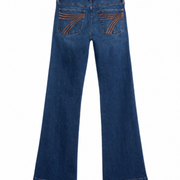 Black Straight Leg Denim Jeans