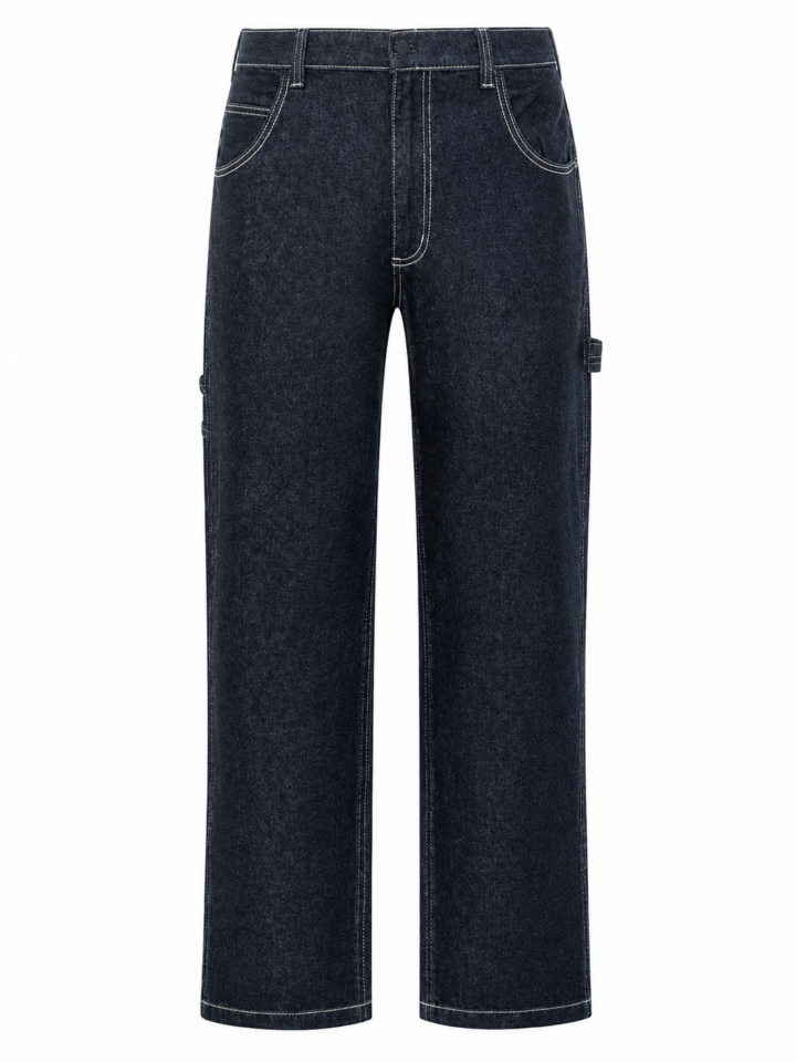 Bootcut Mid Rise Jeans with Subtle Fade