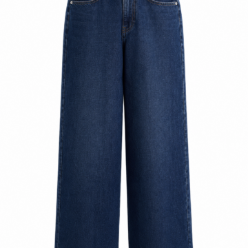 Dark Blue Straight Leg Jeans