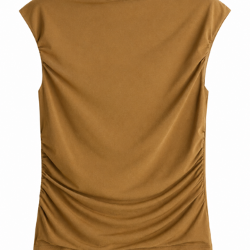 Green V-Neck Knit Sweater