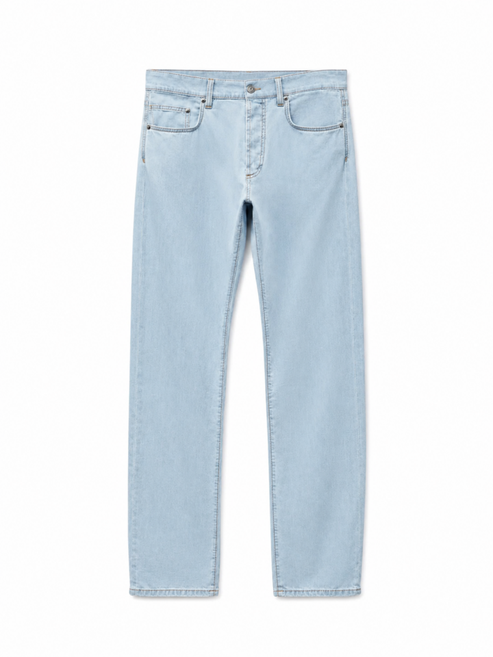 Light Blue Regular Fit Jeans