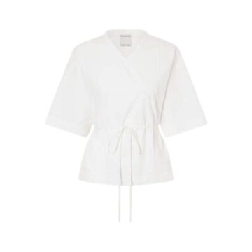 White Cotton Crew Neck T-Shirt